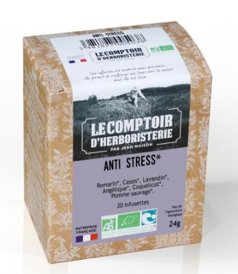Tisane Anti-Stress 20 infusettes - Les Tisanes Maison