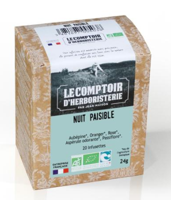 Tisane Nuit Paisible 20 infusettes - Les Tisanes Maison